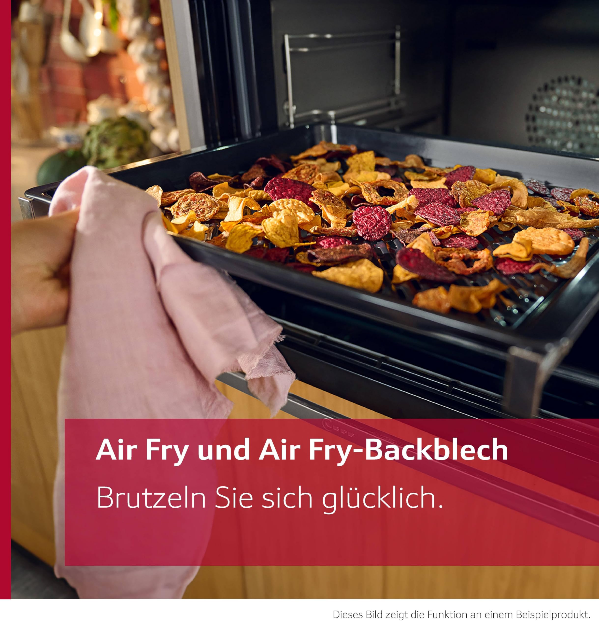 NEFF N30 Einbau-Backofen 60 x 60 cm LED Touch Control 3D Heißluft CircoTherm Air Fry Pyrolyse Schwarz