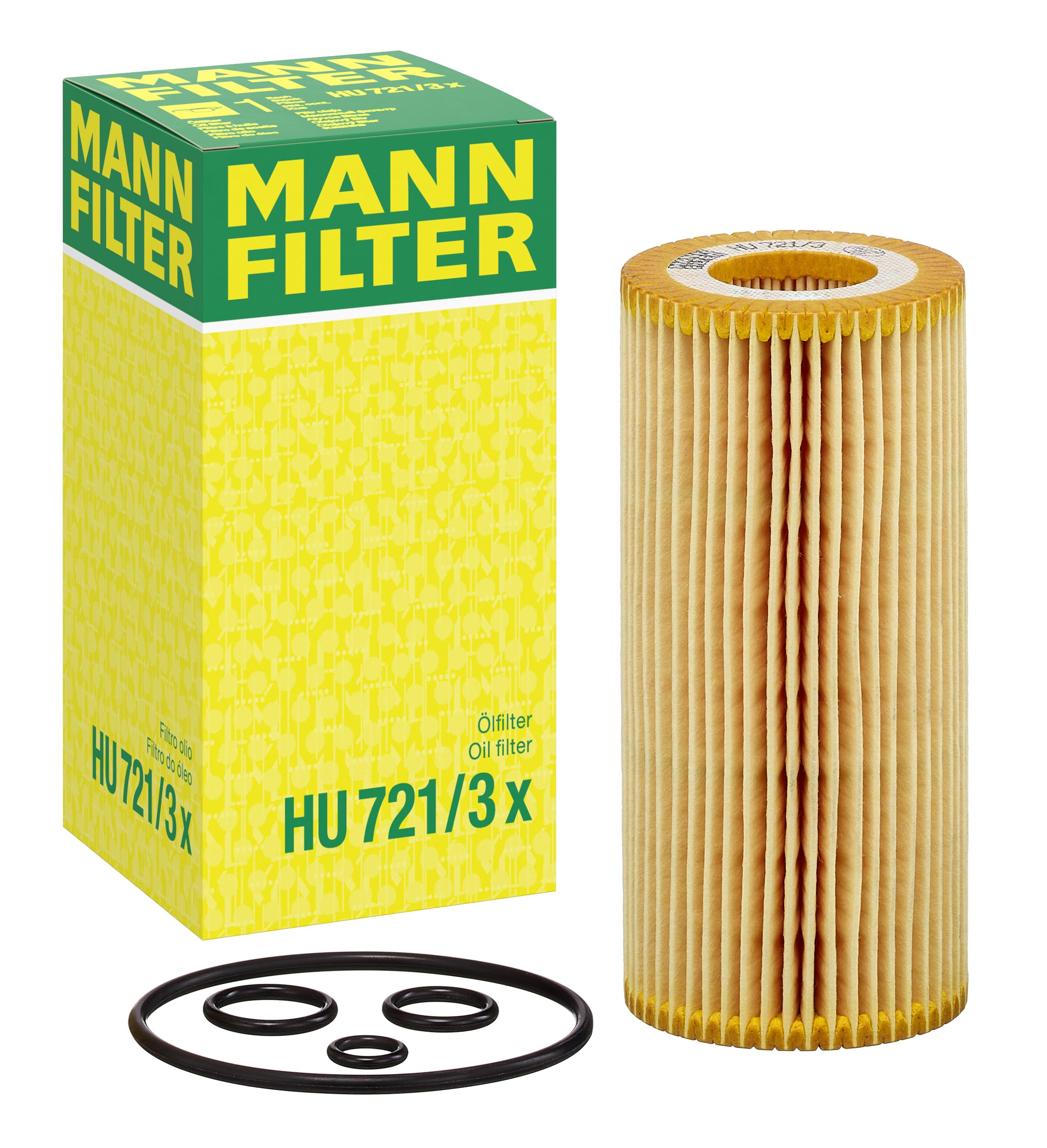 MANN-FILTER HU 721/3 x Oil Filter - for Cars + Transporters