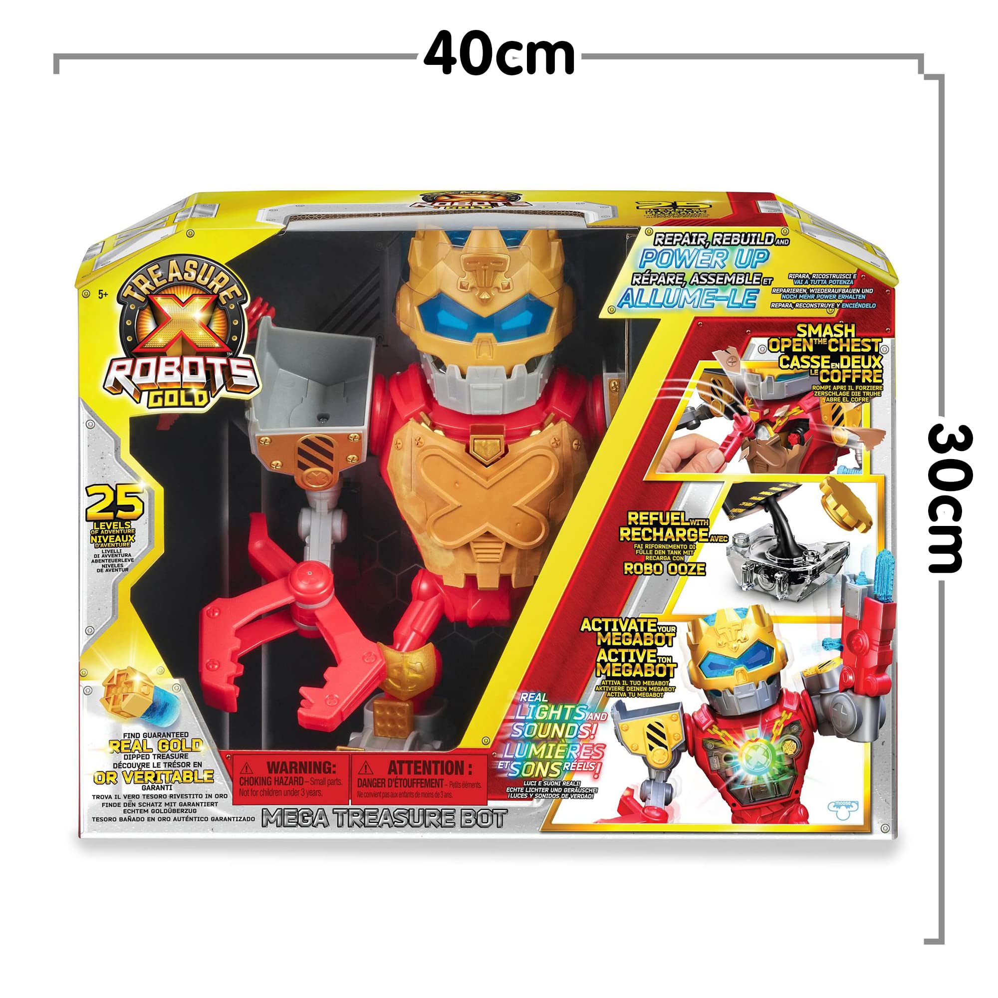 Mega Robot TREASURE X ROBOTS GOLD