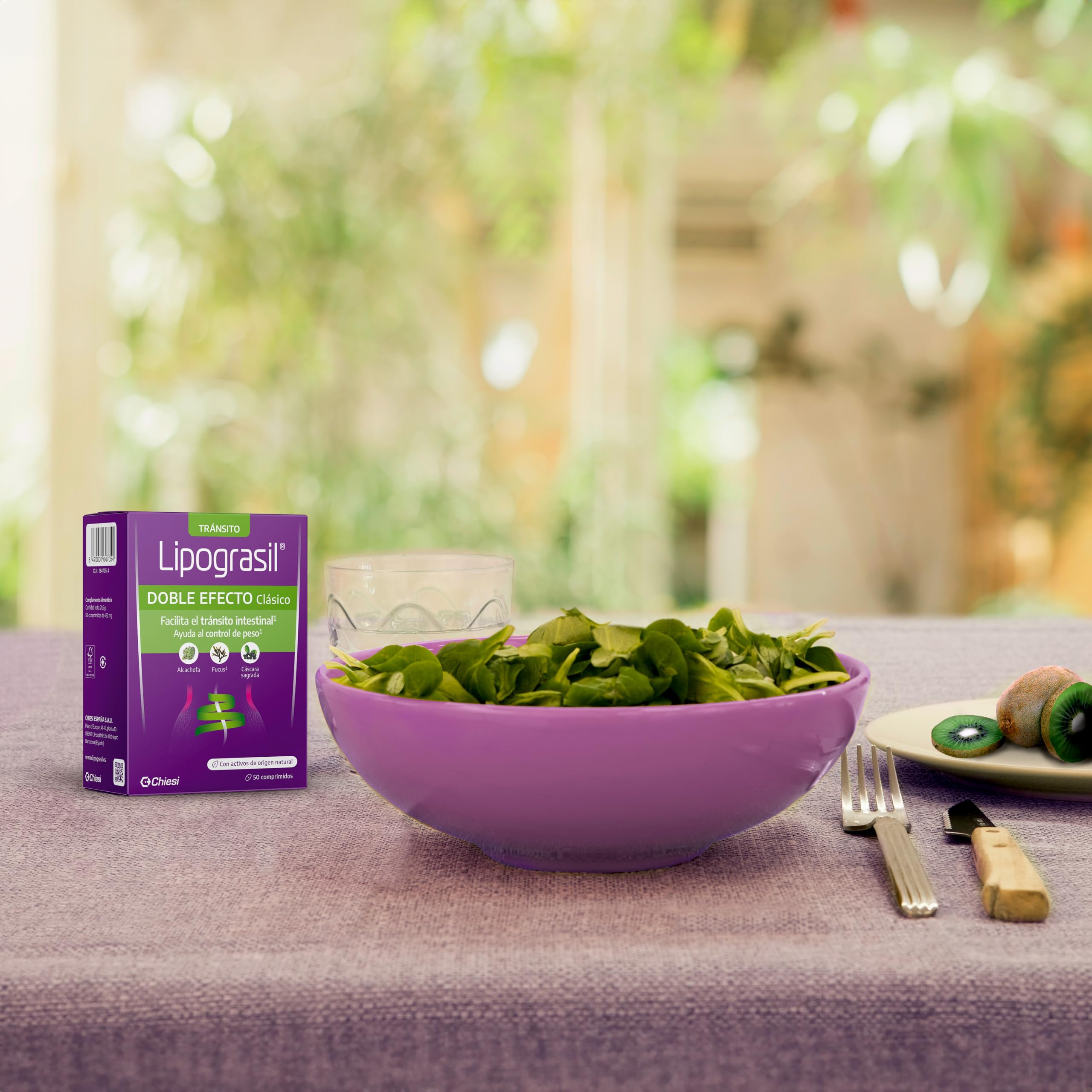 LIPOGRASIL Clásico Doble Efecto - Ingredientes de Origen natural - 50 Comprimidos