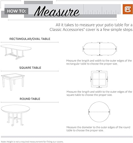 Miniatura 4 de Classic Accessories Ravenna - Mantel rectangular u ovalado resistente al agua de 84 pulgadas para mesa de patio, para exteriores