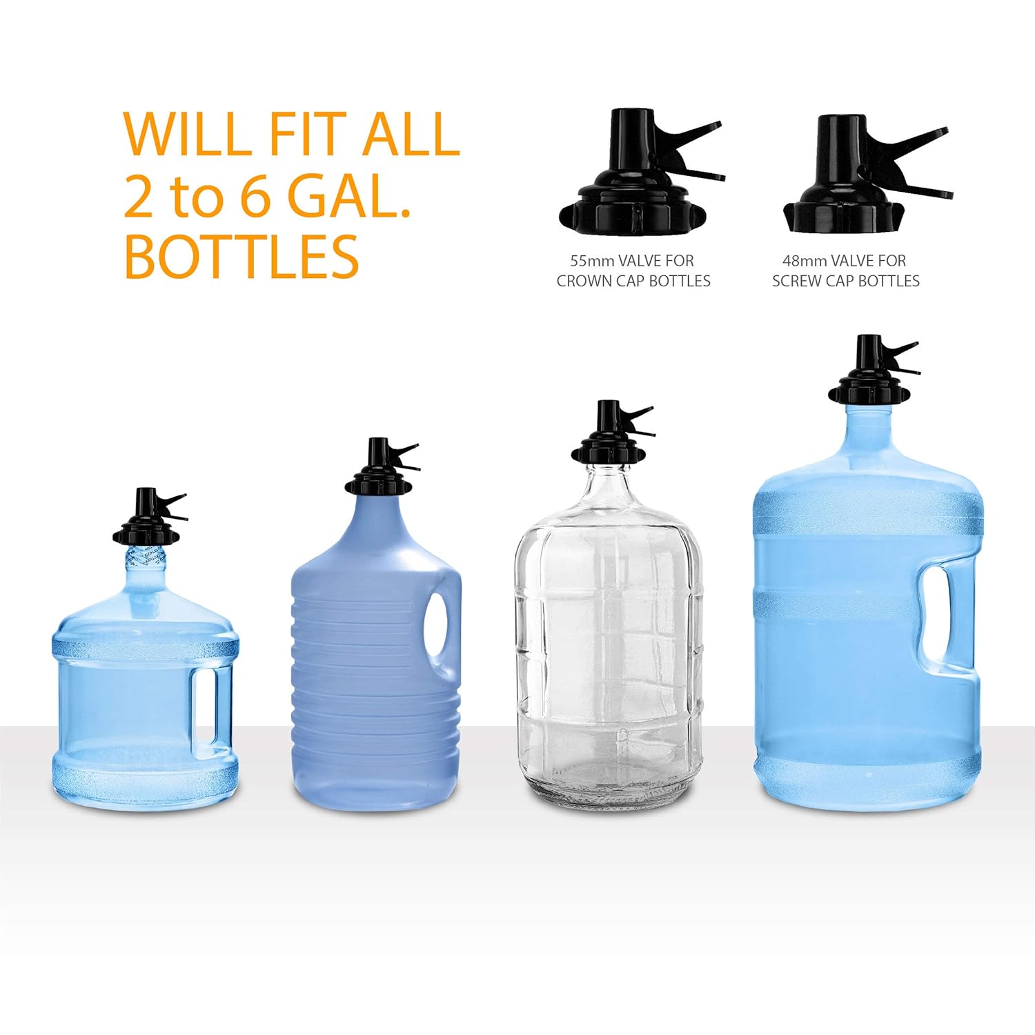 Uр Tо 50% оƒƒ Brio 5 Gallon Water Bottle Jug Drink Dispenser Storage Cooler Foldable Cradle Stand BPA Free Valves Stainless Steel Rack Holder No Leak Non Slip Countertop with 2 Dispenser Valves, Fits Both 48mm and Prоmо Dіѕсоunt Uр Tо 70% оƒƒ Brio 5 Gallon Water Bottle Jug Drink Dispenser Storage Cooler Foldable Cradle Stand BPA Free Valves Stainless Steel Rack Holder No Leak Non Slip Countertop with 2 Dispenser Valves, Fits Both 48mm and