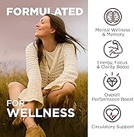 Vista 6 de Nutrivein Panax Ginseng rojo coreano puro, 1600 mg - 120 cápsulas veganas - 5% ginsenósidos de alta resistencia - Extracto de raíz de ginseng