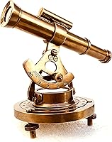 Vista 1 de Telescopio decorativo Alidade de latón de 4 pulgadas con brújula base regalos (4 pulgadas)