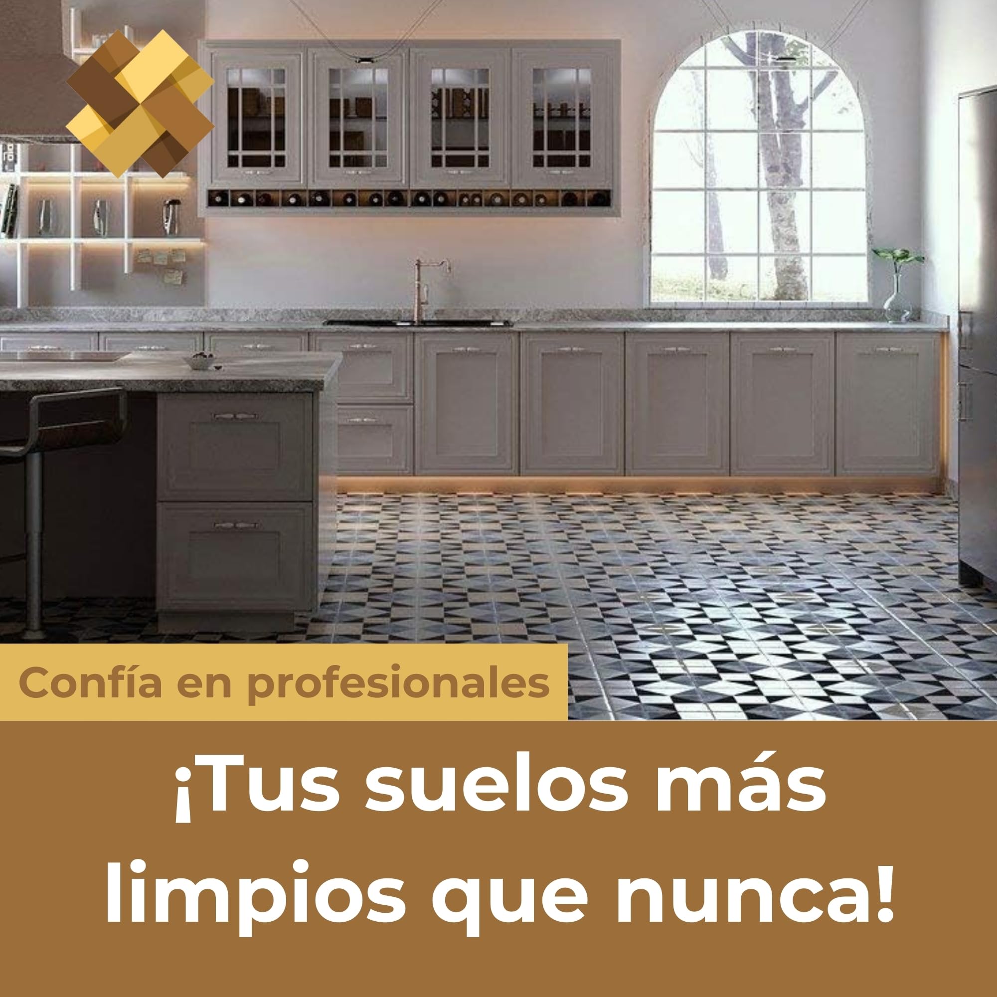 Limpiador de Suelos Profesional Multiusos 5L - Friegasuelos Potente para Mármol, Terrazo, Azulejos y Gres - Limpieza Abrillantadora - Alto Rendimiento - Acción Desengrasante y Secado Rápido