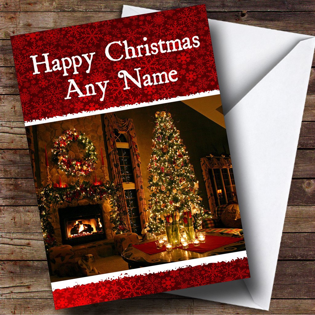 Stunning Christmas Tree Christmas Card Personalised | Christmas Card | Traditional Christmas Card