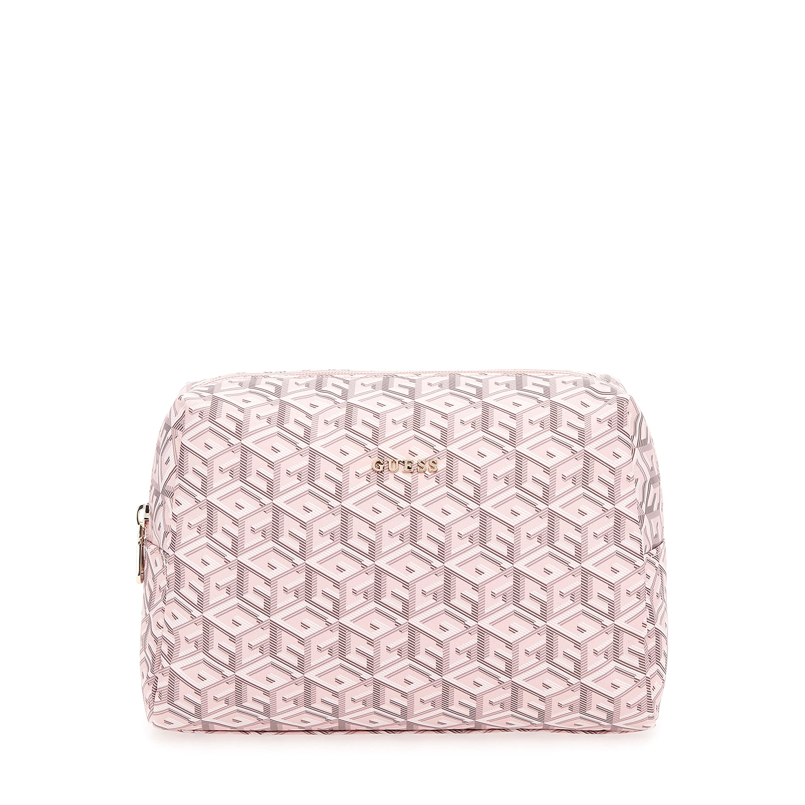 GUESS Kulturbeutel Large Top Zip Beautycase pale rose