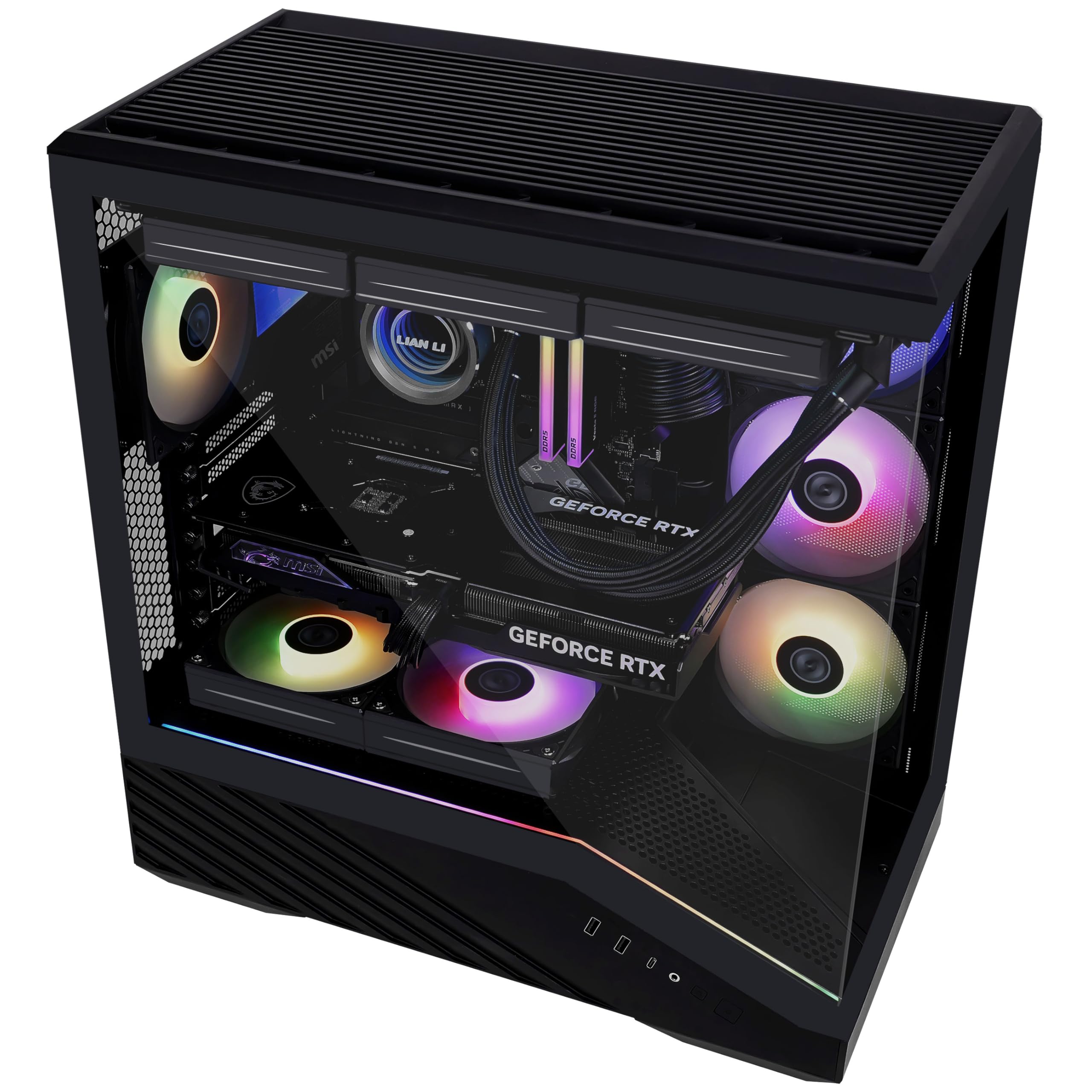 Amazon.com: Lian Li V100 Mid Tower Case – Black, ATX Support, Mesh