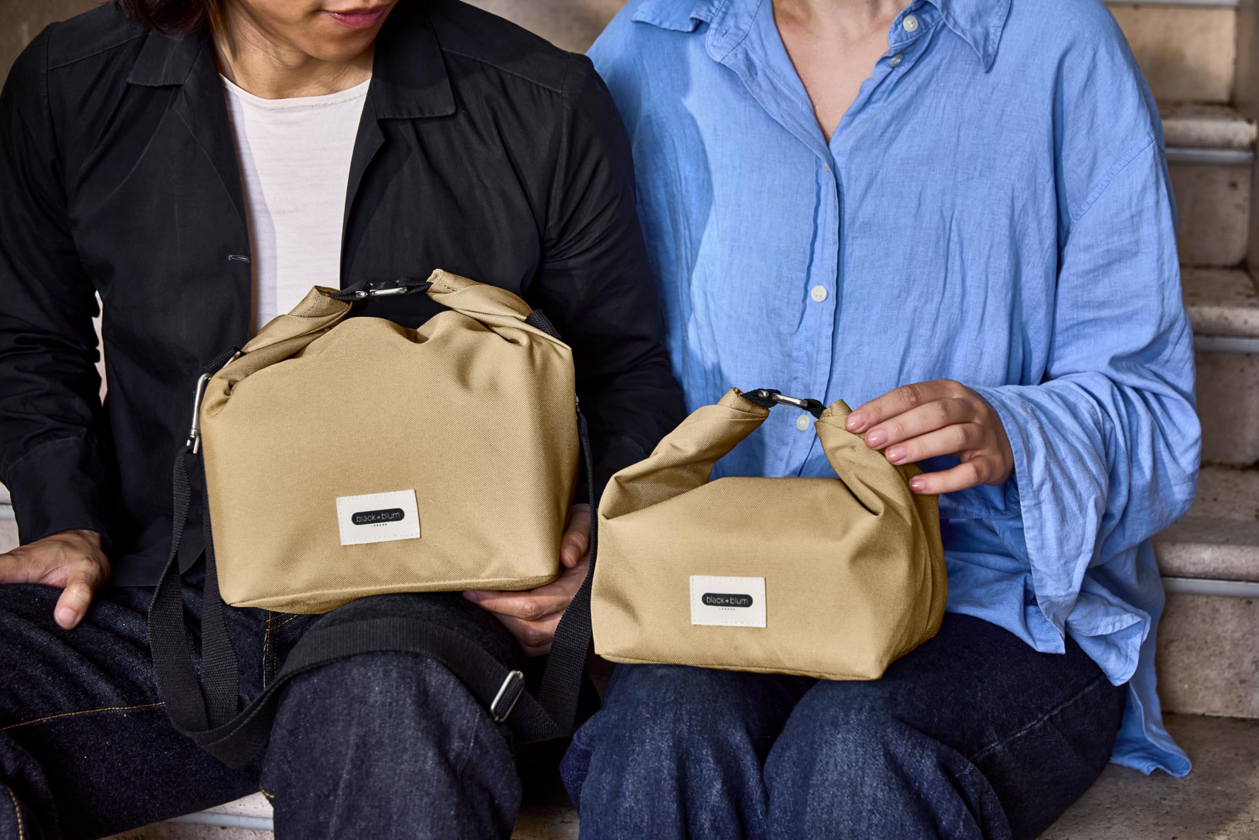 Black+Blum - Lonchera aislada de 10 L, bolsa térmica reciclada con correa para el hombro, enfriador térmico a prueba de fugas para mujeres, hombres y niños, transportador de comida reutilizable, sin