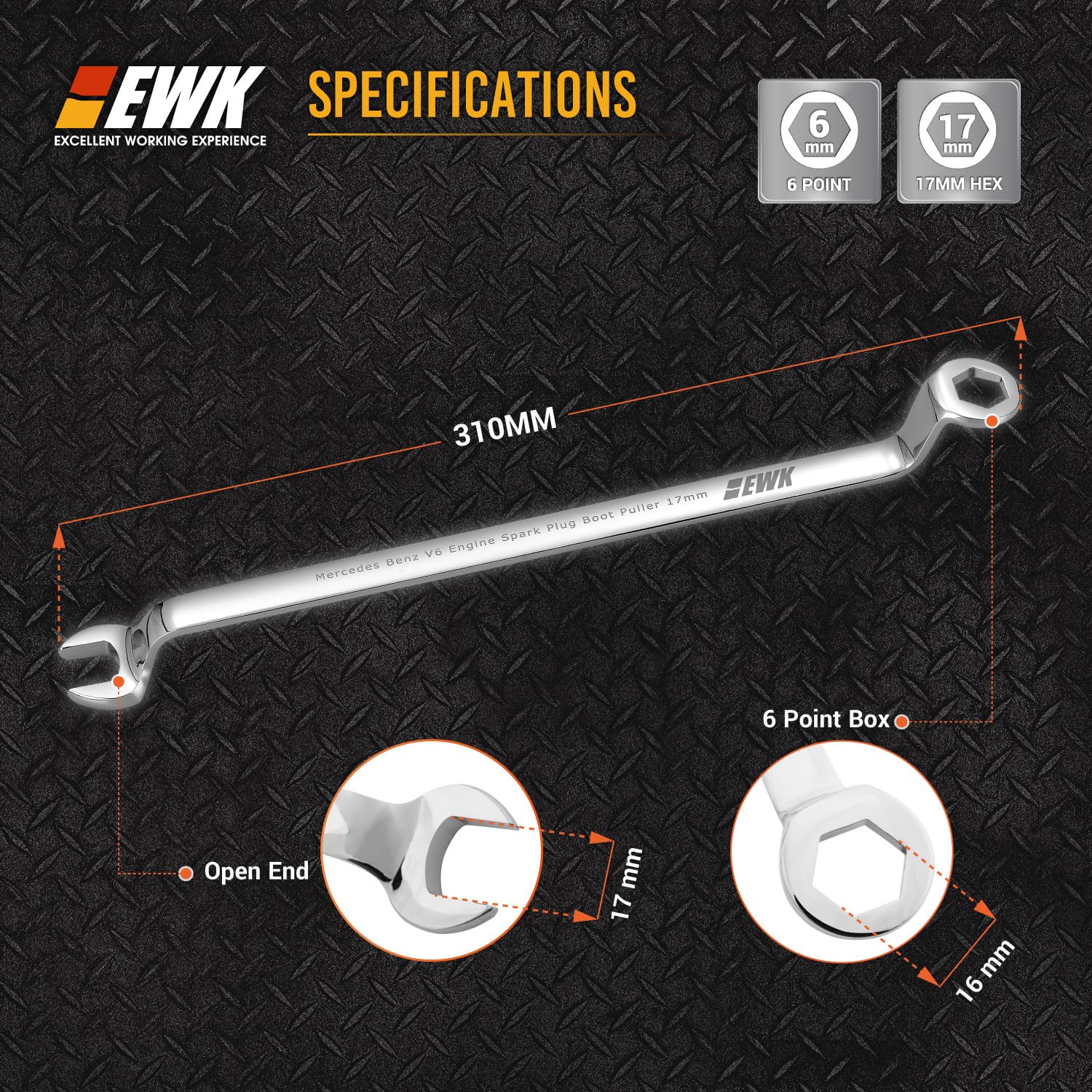Amazon.co.jp: EWK 17mm メルセデスベンツ スパークプラグレンチ