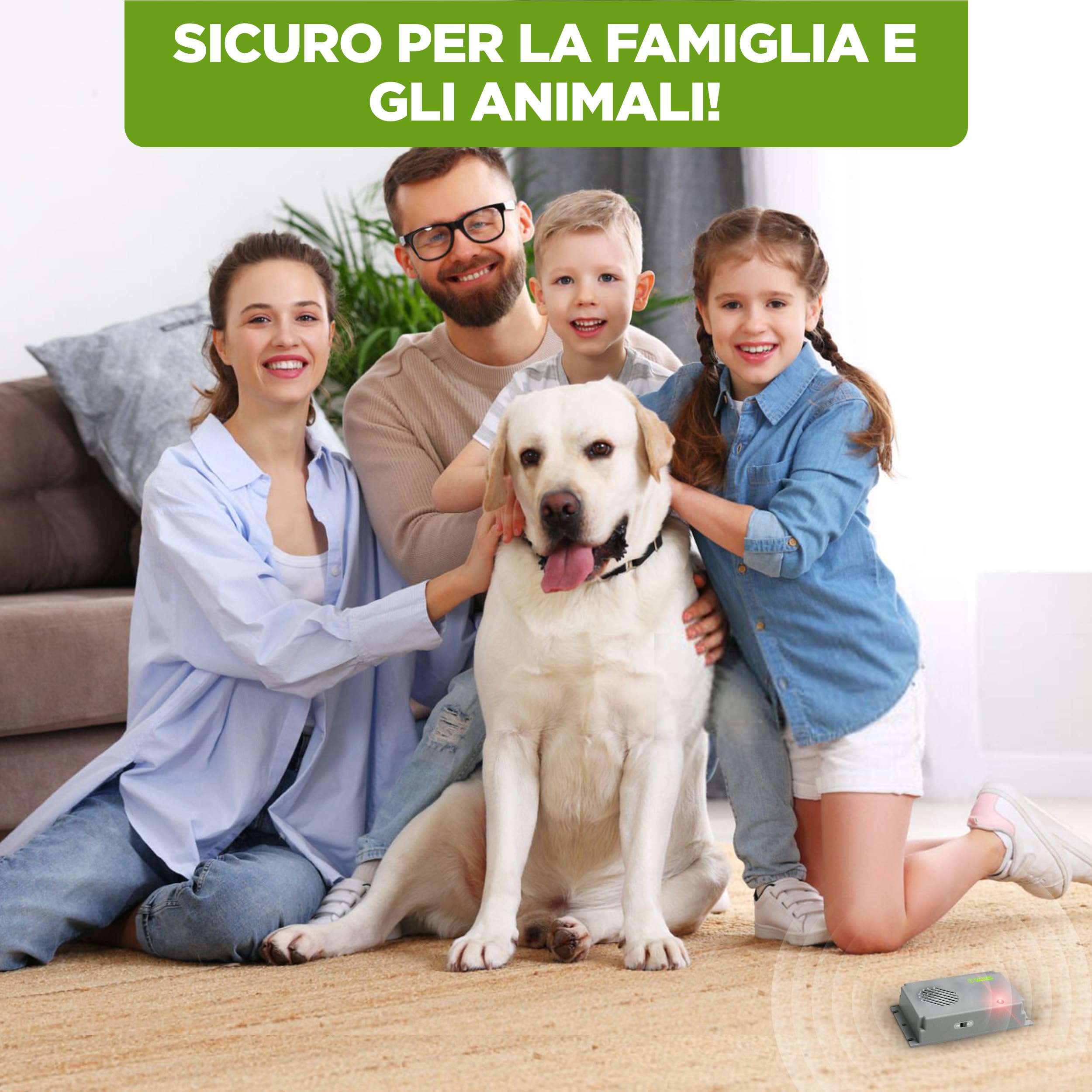 ISOTRONIC repellente topi ultrasuoni ratti disinfestante interni luce orientamento inclusa deterrente senza veleno trappola portata 30m² 3 unità efficace casa soffitta garage protezione difesa stop