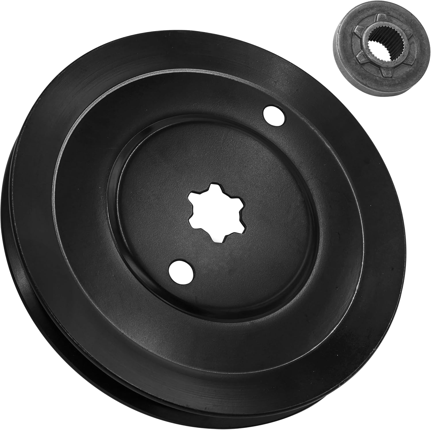 Caltric Transmission Pulley Compatible with Troy-Bilt Super Bronco Pony 13AX60 13A877 956-04002