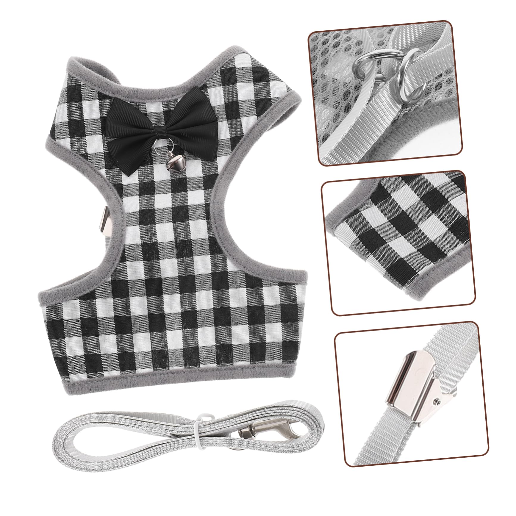 FOMIYES 5sätze Süße Hasenkleidung Mit Geschirr Und Bunny-kostüm Für Kleine Haustiere Bequemes Baumwollmaterial Für Und