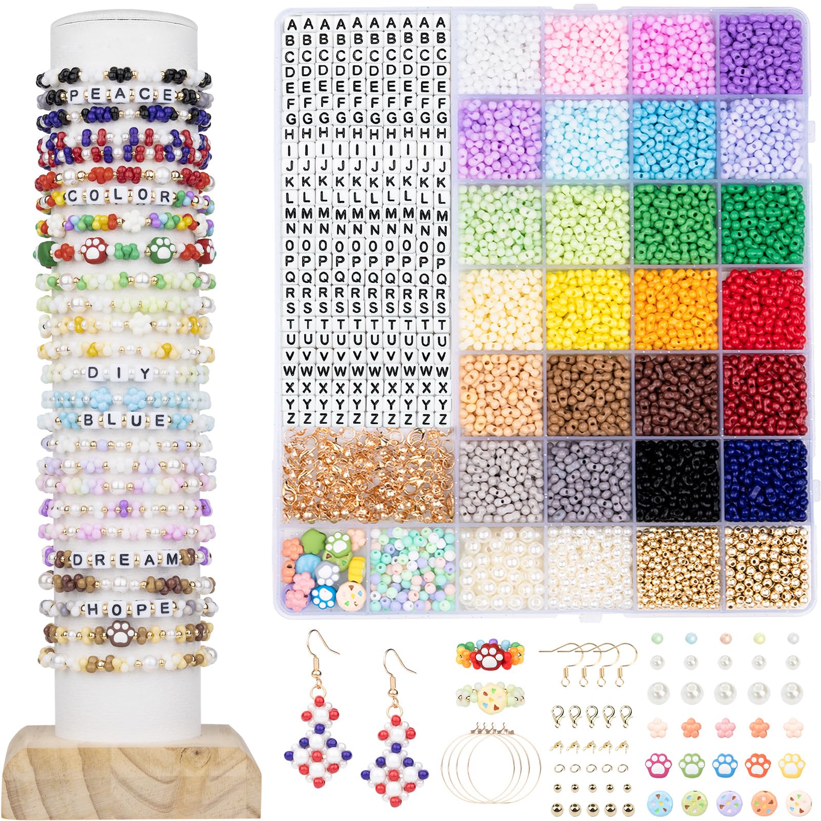 DoDoBeads Butterfly Bracelet Kit – All-in-One Jewelry Making Supplies With Tutorials