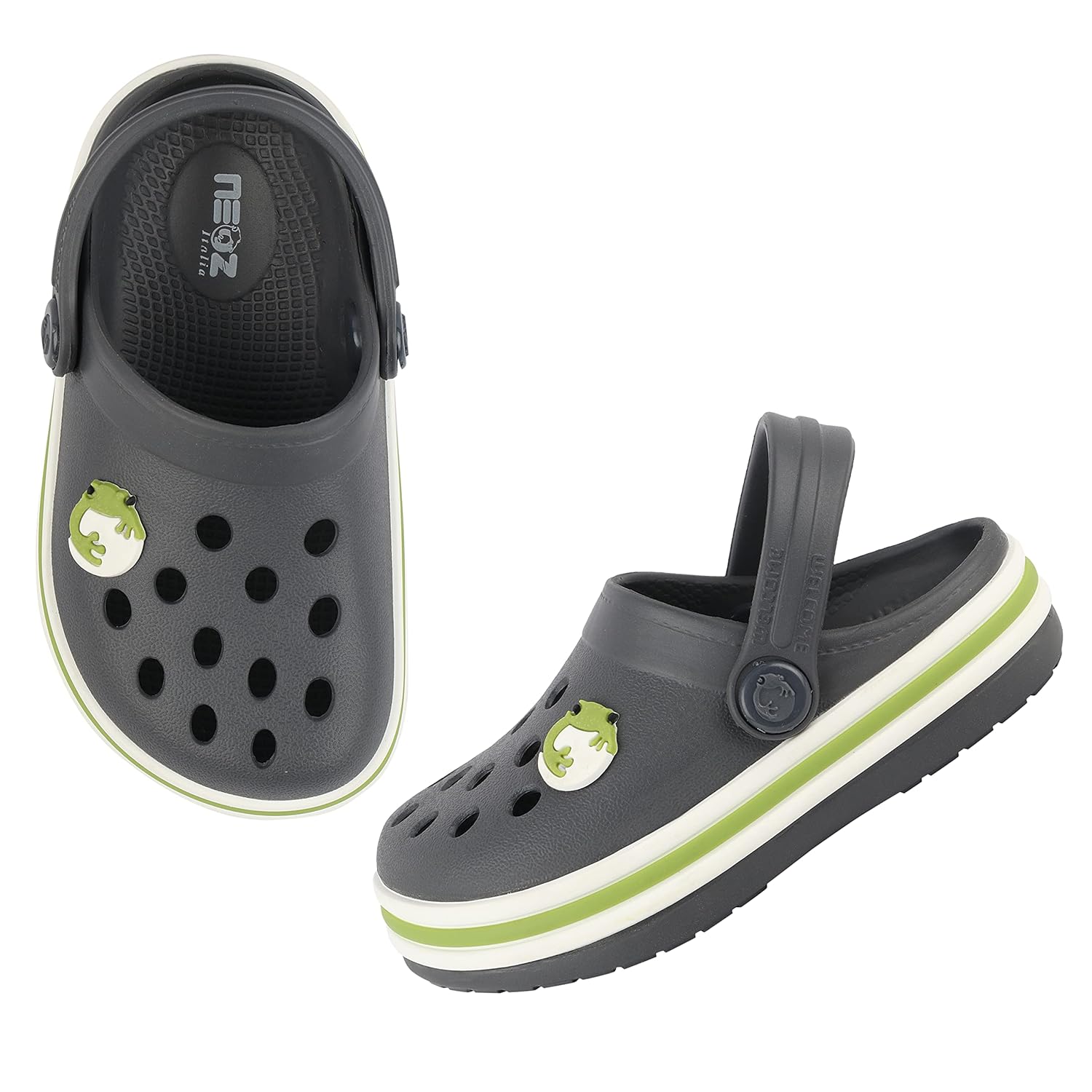 Neoz Casual Slingback Clogs for Kids with Soft Sole | Slip-On Breathable, Lightweight | Comfortable & Durable | Stylish Indoor & Outdoor Sandals Clogs for Kids 4 81UrXcte7LL. SL1500