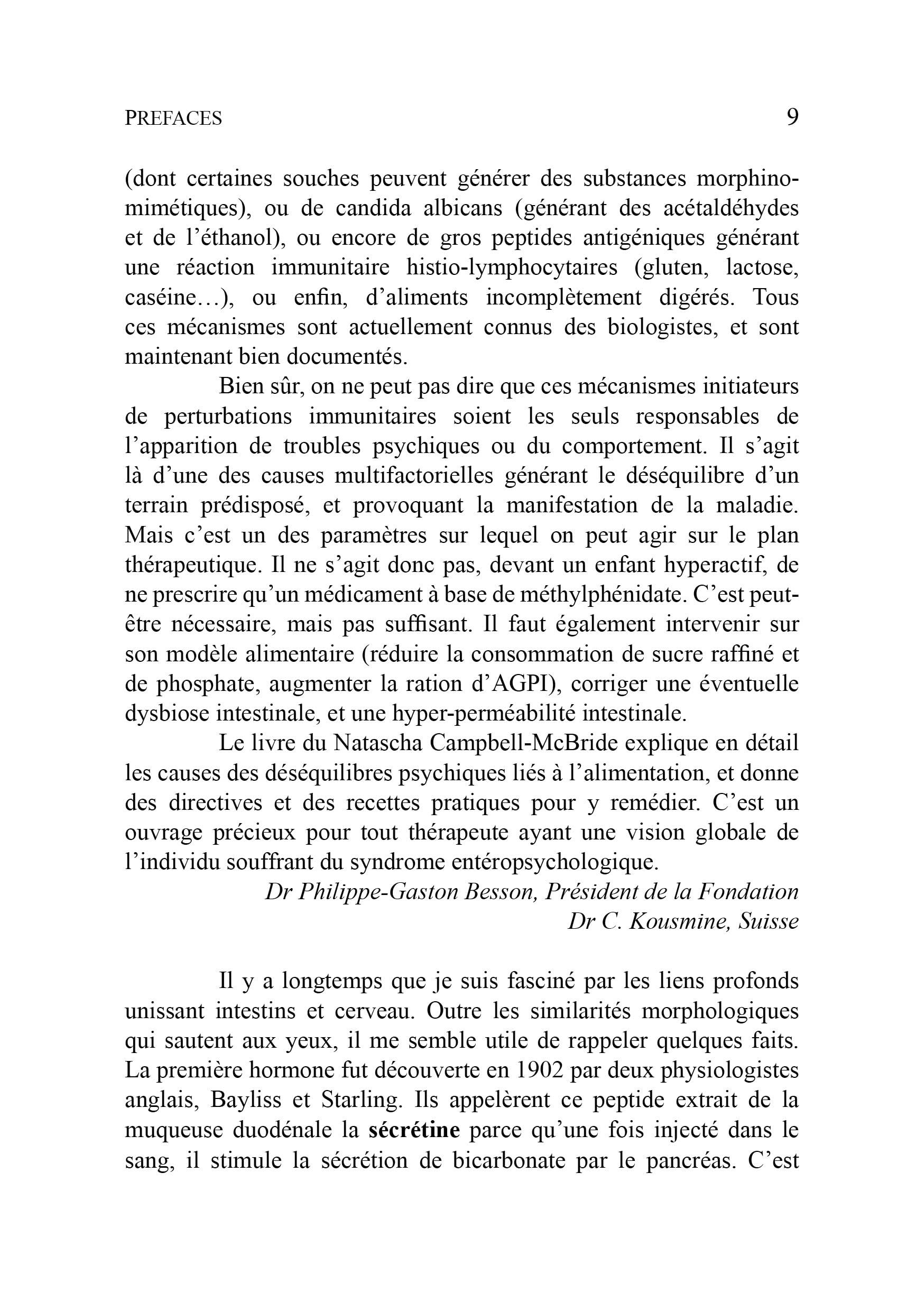 Le syndrome entéropsychologique, GAPS (Gut and Psychology Syndrome)