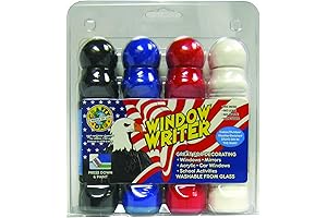 Crafty Dab Window Writer: Express Your Patriotism with Vibrant Red