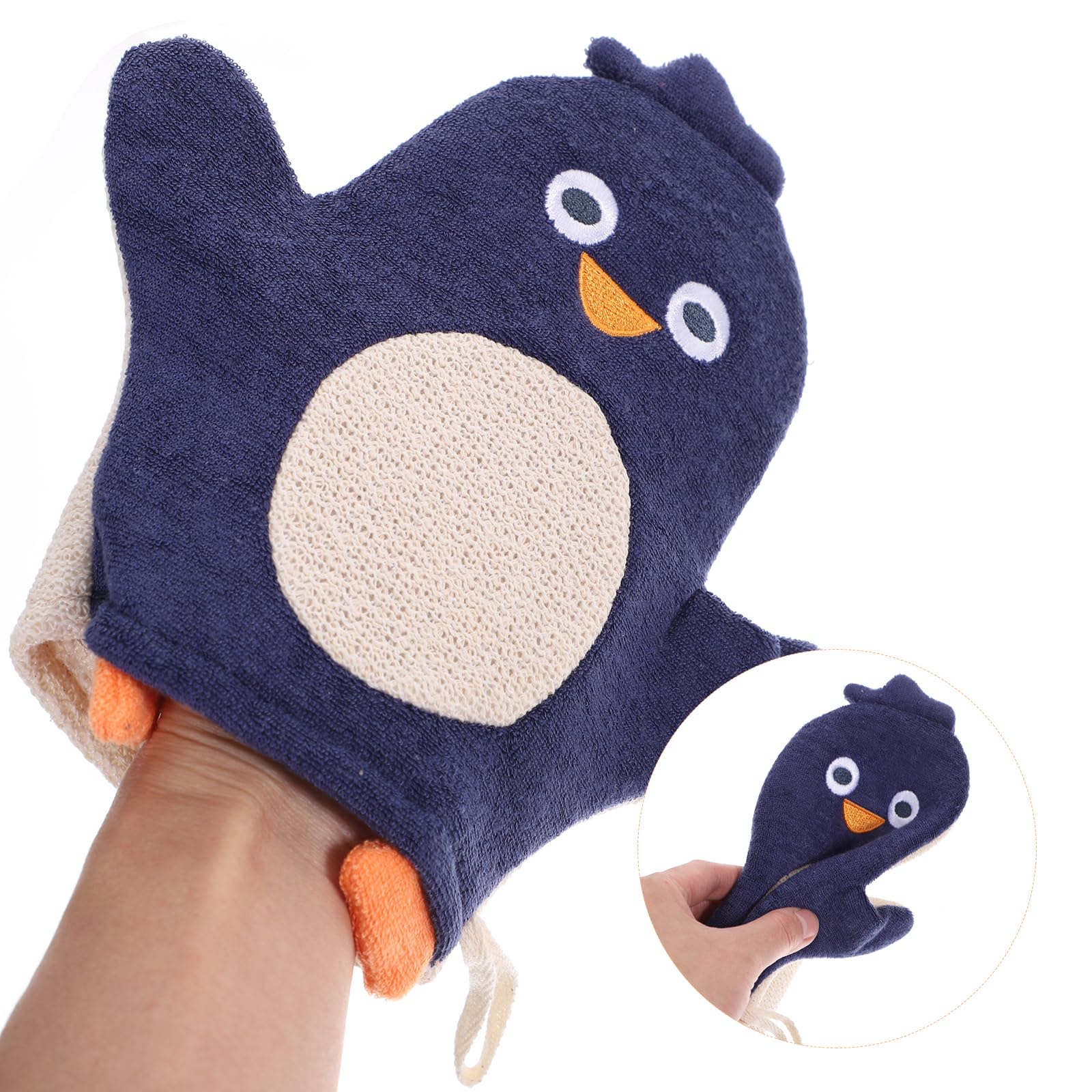 AOKWAWALIY Baby Bath Mitts 3 Pieces Cartoon Children Shower Gloves Soft Washcloths for Gentle Skin Care and Encouraging Independent Bathing - Image 4
