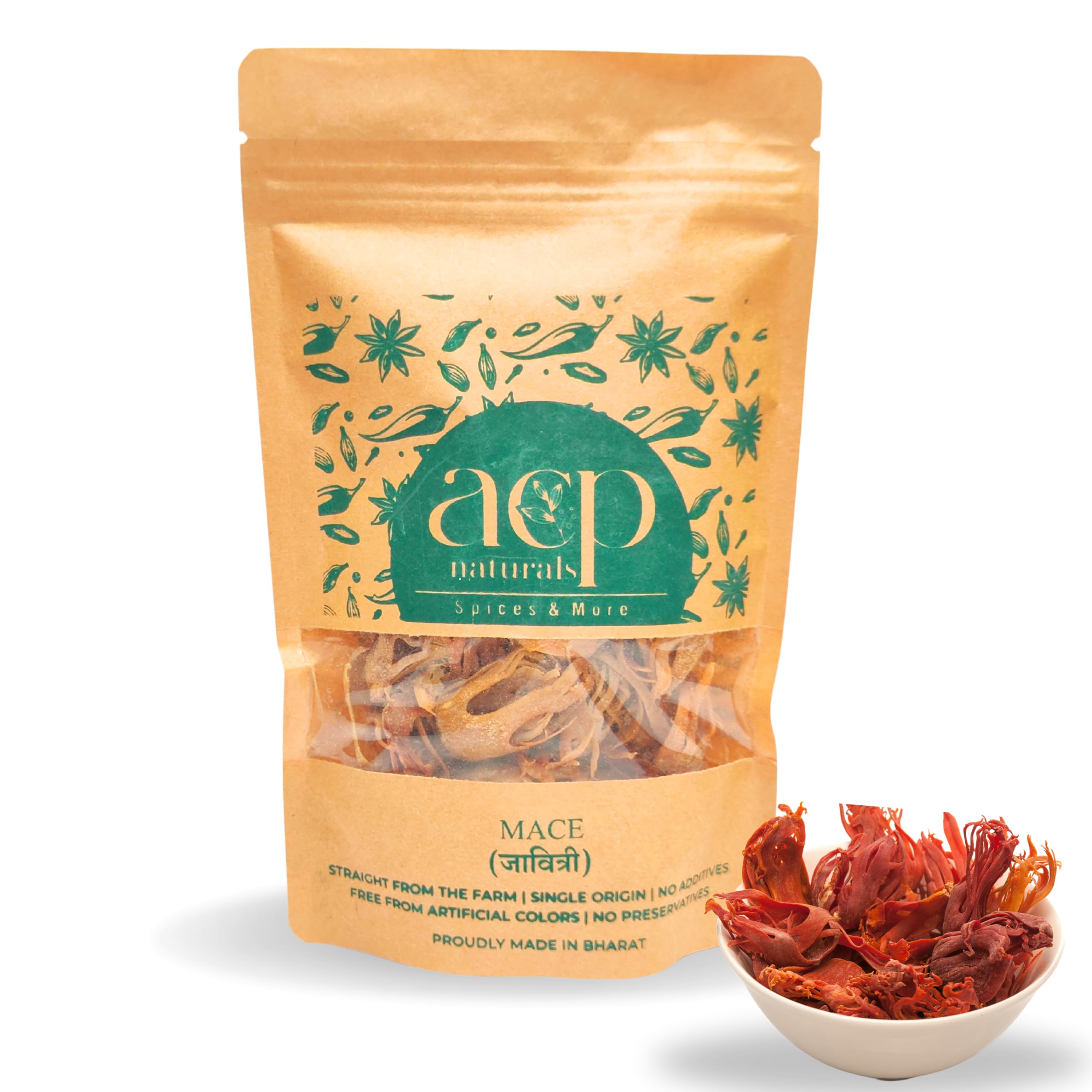 ACP Naturals - Javitri Spice Whole (Mace, Javitri, Japatri) | 50gm | No Artificial Colors, No Preservatives & Additives | Handpicked & Organic (B0D7MNSG7C) Amazon Price History, Amazon Price Tracker
