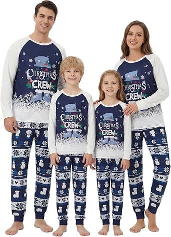 VS&LLWQ Christmas Family Matching Pajamas Set, Bestselling Christmas Pajamas, Matching Family Pjs Xmas Jammies Sleepwear