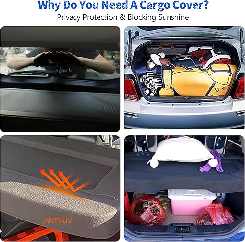 Miniatura 12 de Funda de carga para Honda CRV 2012-2016, accesorios retráctiles, cubierta trasera retráctil para maletero de equipaje, cubierta de protección