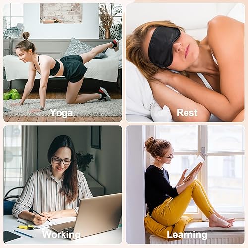 Miniatura 7 de XLSXEXCL Paquete de 10 parches de aceite de ricino orgánico reutilizables ajustables y reutilizables para cuello, brazos, rodillas, pies, ojos,