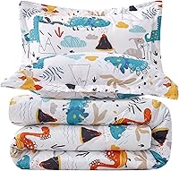 Vista 14 de JSD - Juego de edredón con tema de playa para niños, tamaño individual, con estampado de medusas y estrellas de mar, edredón ligero lavable