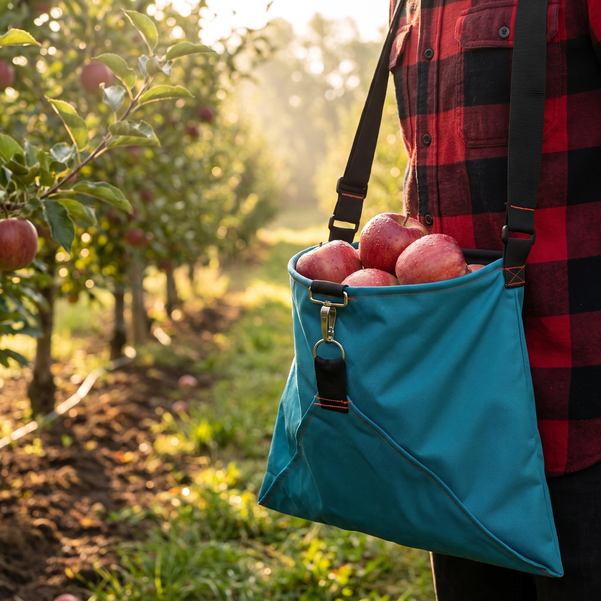 Gatuida Grembiule da raccolta per frutta all'aperto, borsa