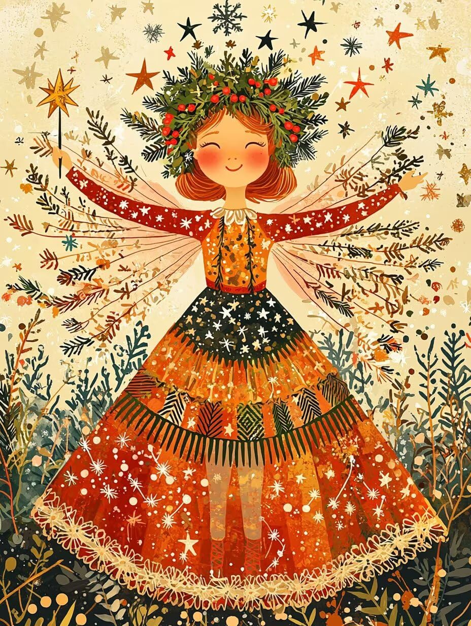 WEISHIWE Dipingere con i Numeri Adulti Fata elfica, 80x100cm s-514 | Pittura a Olio Kit, fai da te Quadri da Dipingere Numerat, Adulti Bambini Hobby Creativi,Pittura Adulti Decora la Casa Regalo