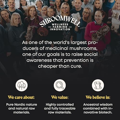 Miniatura 9 de SHROOMWELL Líquido de extracto de melena de león, tintura de extracto de hongo de melena de león de doble extracción, suplemento de hongo melena de