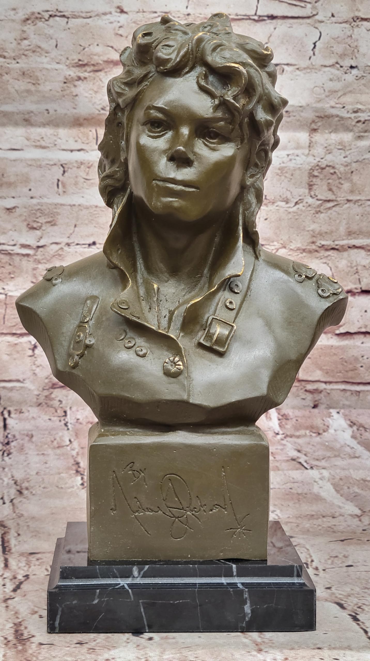 Limited Edition Signed Pouplar Bronze Bust Sculpture Musician Hot Cast Figurine Artwork Sale Figure Decoratice Art by Classy Bronze