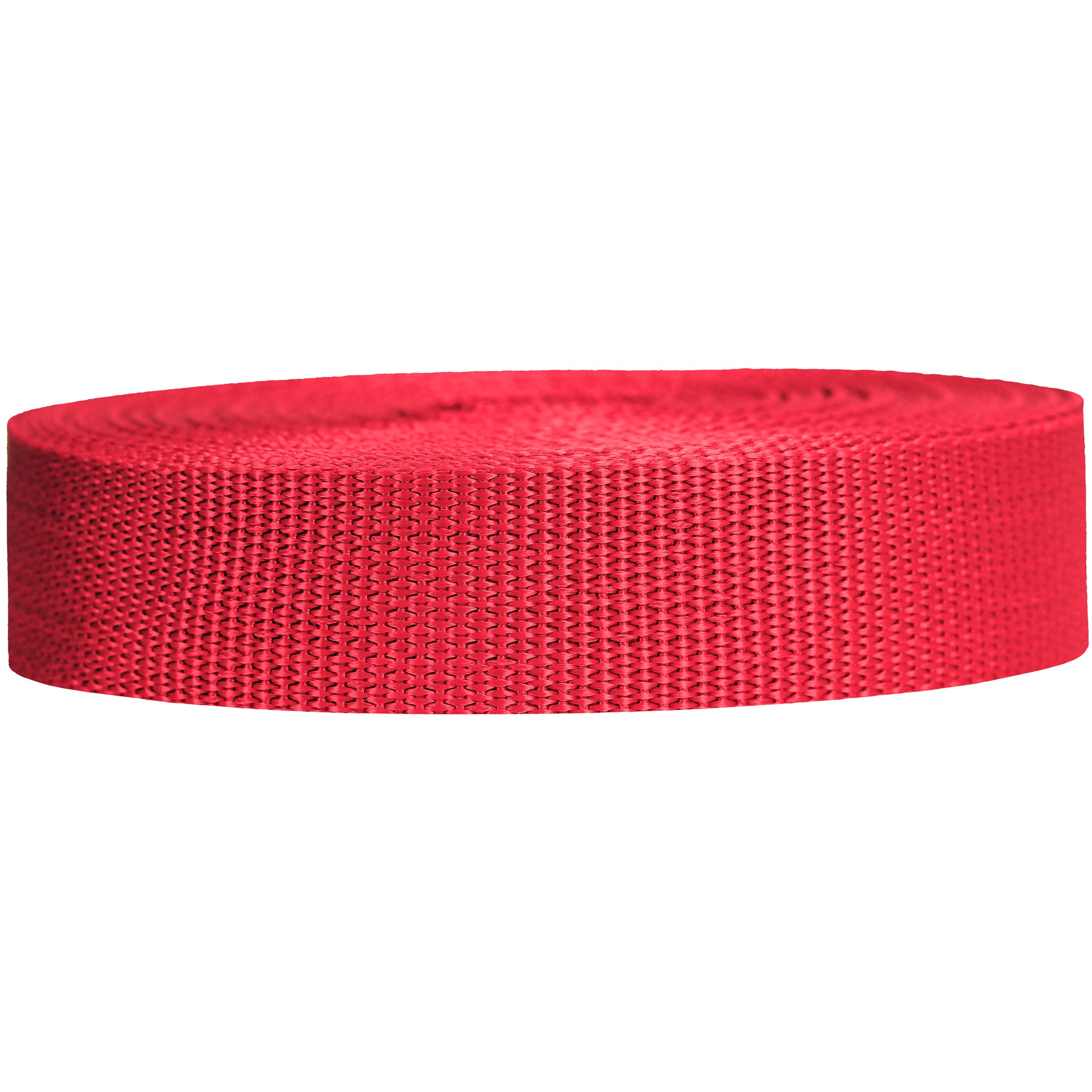 StrapworksLightweight Polypropylene Webbing - Poly Strapping for Outdoor DIY Gear Repair, Pet Collars, Crafts – 1 Inch by 10, 25, or 50 Yards, Over 20 Colors