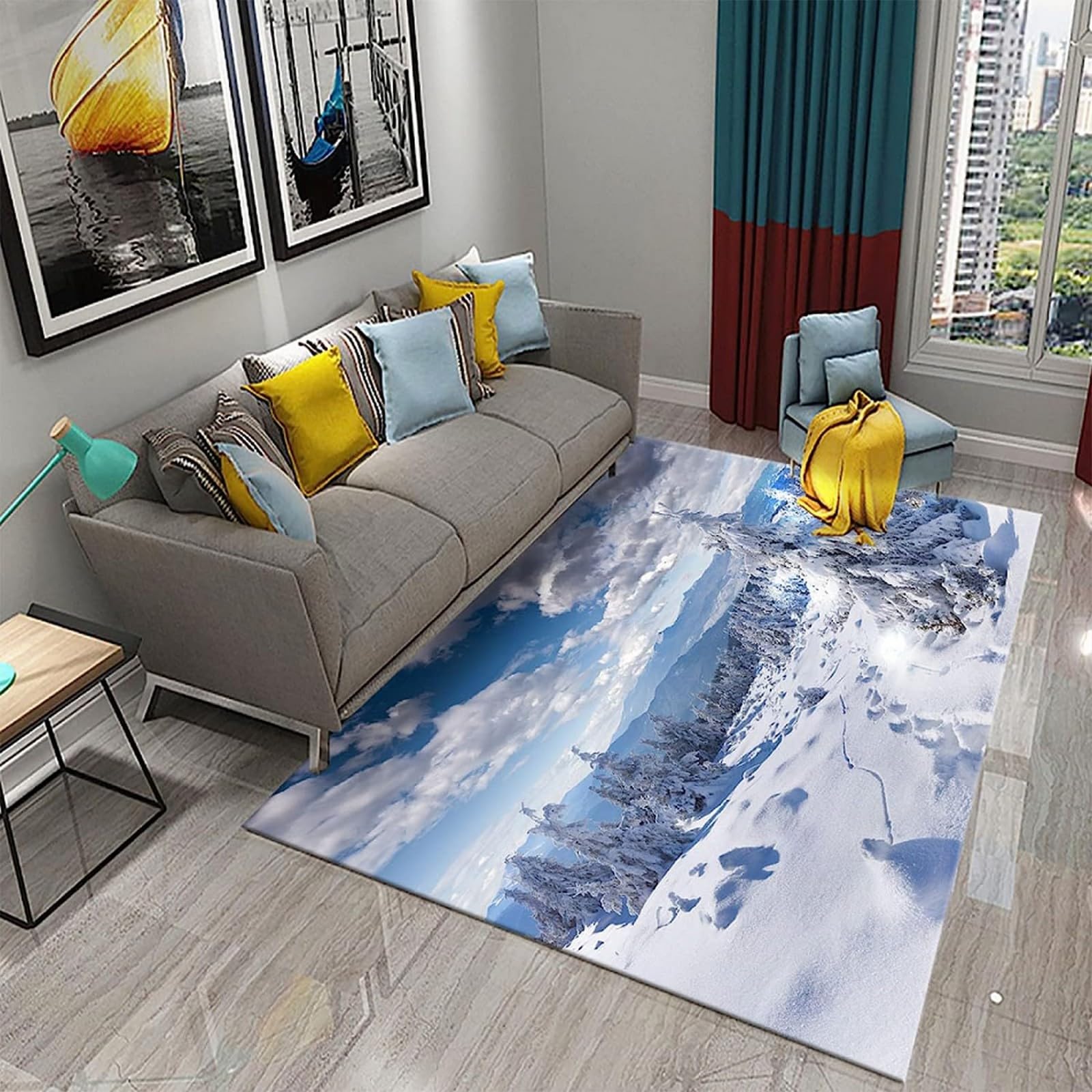 Tapis chambre bébé 3D tapis game ado grand tapis de salon 180 x 280 cm