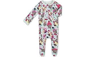 Bestaroo Long Sleeve Footie with Reversible 2-Way Zipper for Toddlers