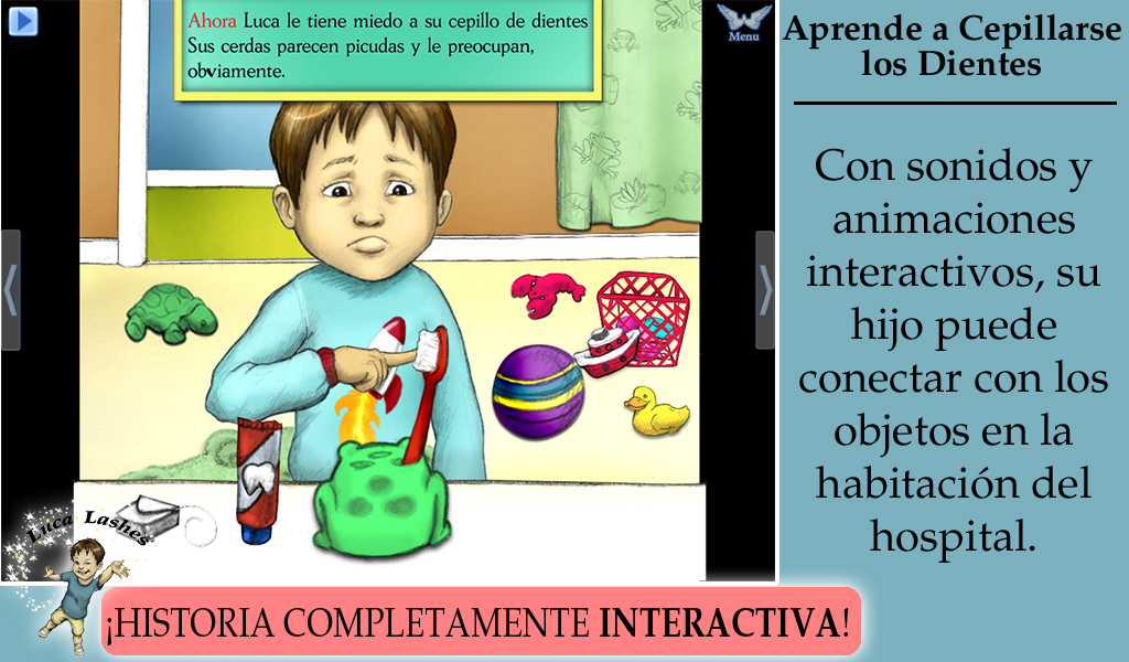Luca Lashes Learns to Brush His Teeth in SpanishAmazon.co.ukAppstore