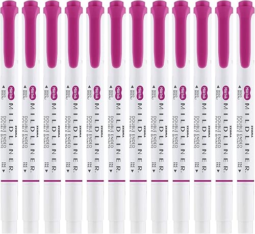 Miniatura 3 de Zebra Pen Mildliner 78470upc - Resaltadores de doble punta, puntas anchas y finas, ideales para resaltar la Biblia, sin sangrado, suministros
