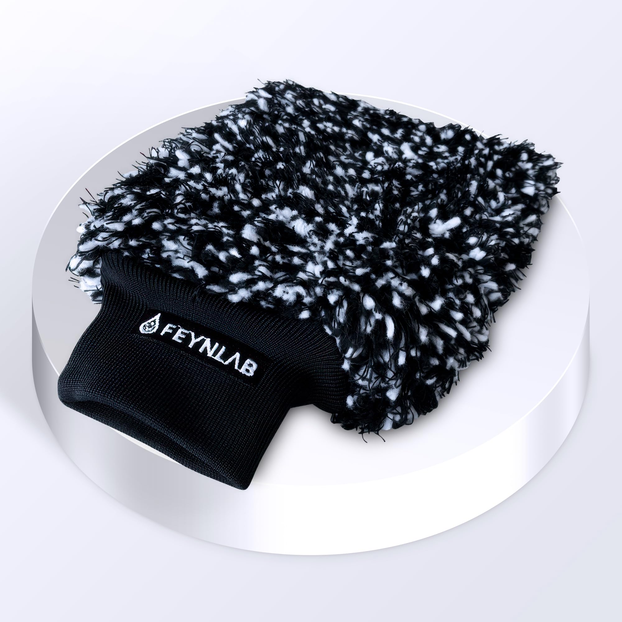 Plush Wash Mitt Korean Microfiber 15.75"x7.87" | Ultra-Soft, High Absorption Car Drying Towel | 540 GSM Microfiber Wash Mitt for Scratch-Free Cleaning, | Car Washing Supplies & Accessories