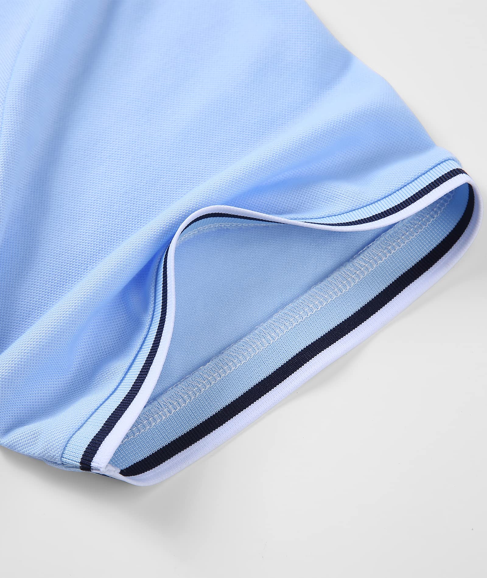 SwissWell Polo da Uomo Manica Corta Polo da Golf Estive Leggere e Traspiranti T Shirt da Lavoro Casual