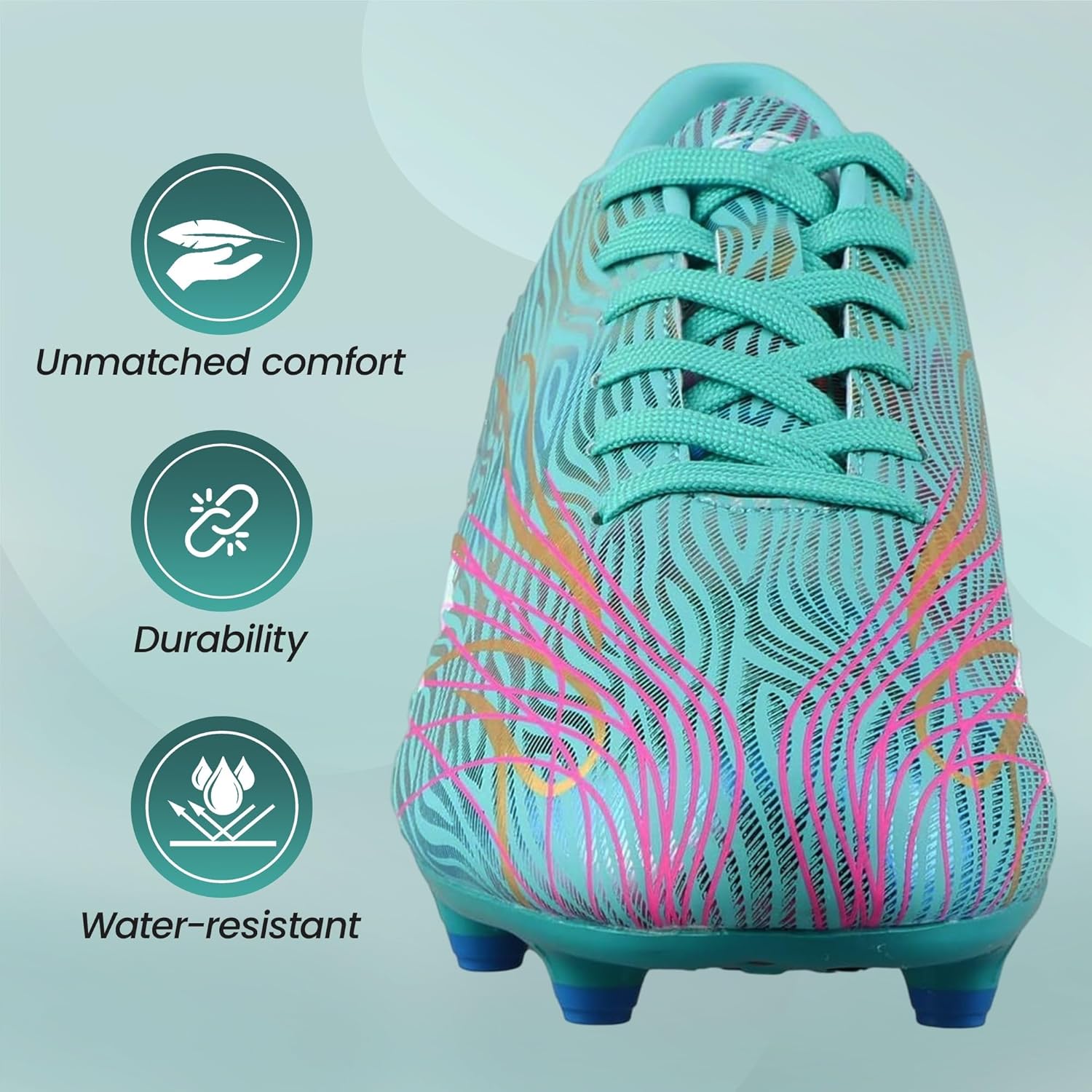 Vizari FG Soccer Cleats for Men, Women | FG Outdoor Football Shoes for Youth and Adults | Training, Matches & Practice