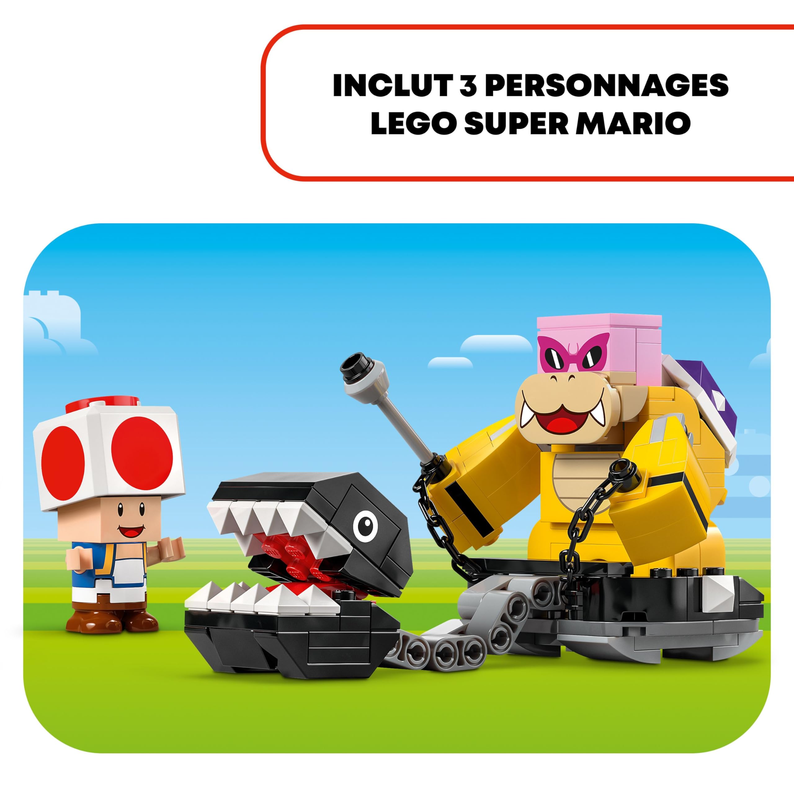 LEGO Super Mario Combat Contre Roy au Château de Peach - Jouet avec des Personnages Nintendo - Set d’Aventures pour Enfants - Idée Cadeau pour Garçons, Filles et Fans de Jeux Vidéo dès 7 Ans 71435