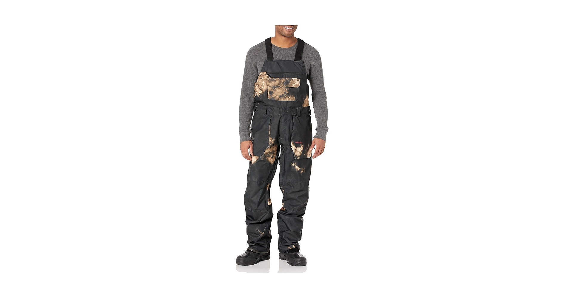 Amazon.com: Volcom Men's Roan Bib Overall Black S5 XS