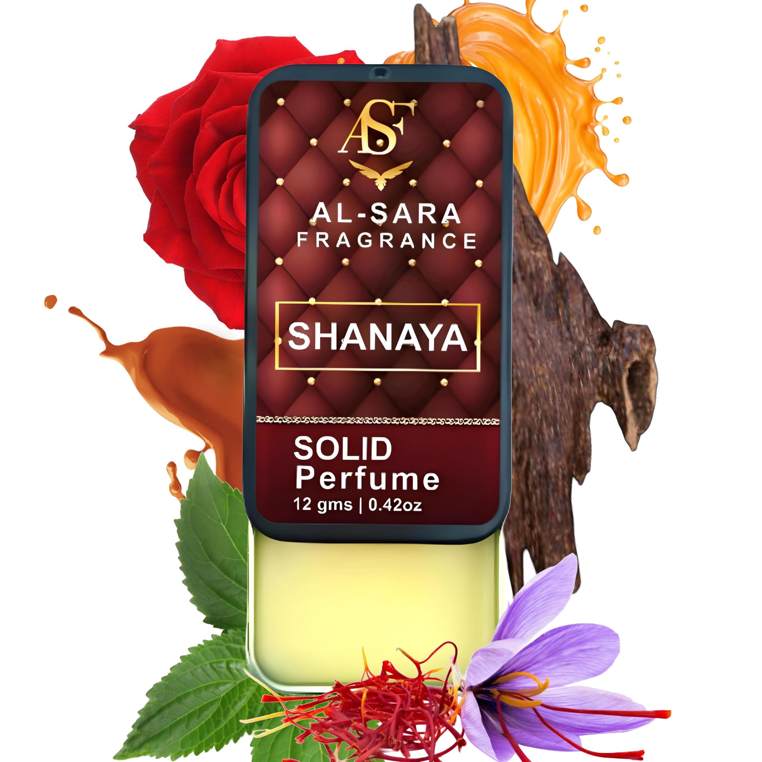Al Sara Fragrance™ SHANAYA Solid Perfume for Men & Women | Alcohol-Free, Non-Greasy, Long-Lasting Natural Fragrance | Portable & Travel-Friendly Cologne (Shanaya)