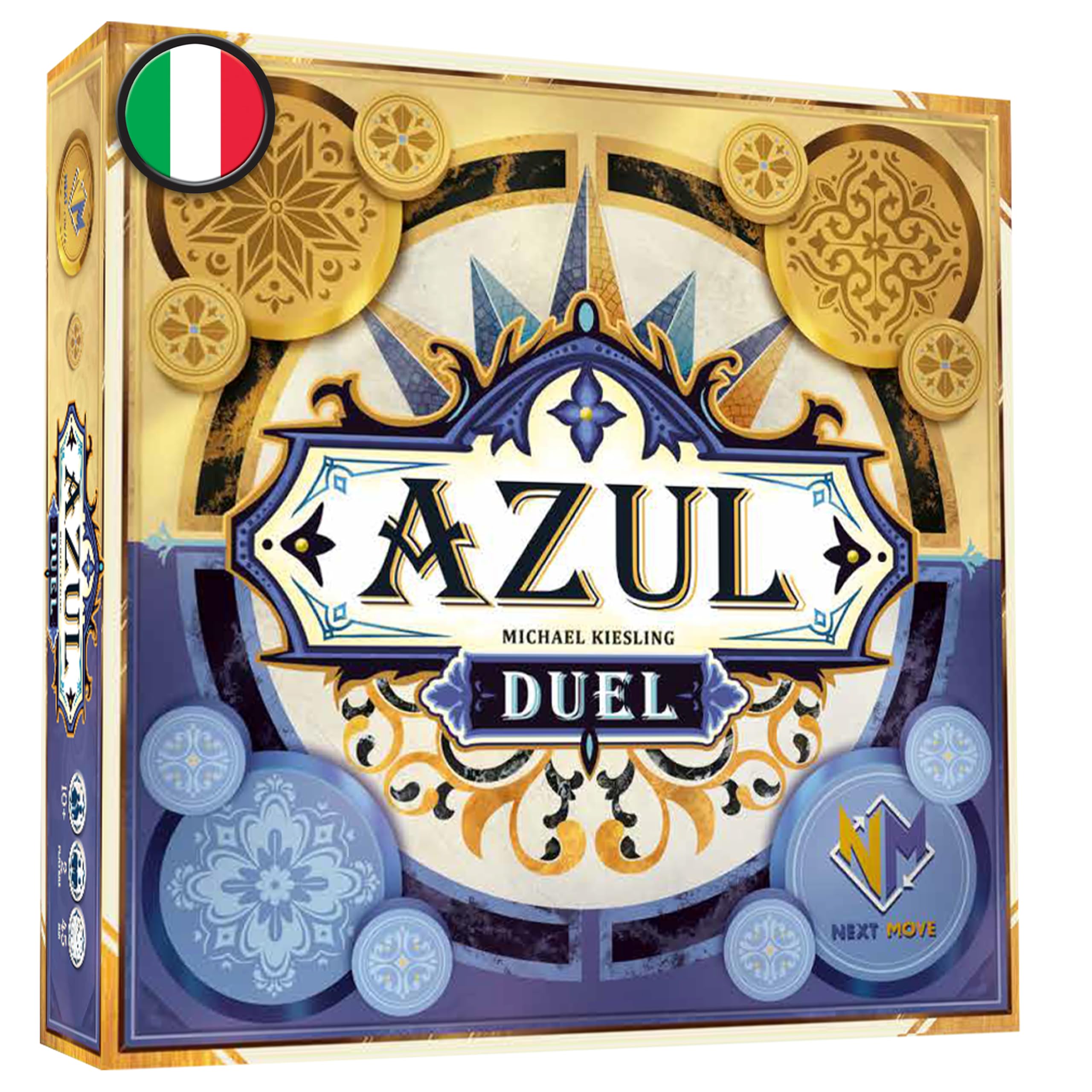 Asmodee – AZUL: DUEL – Gioco da Tavolo di Posizionamento Tessere | Gioco da Tavola Strategico e Competitivo di Creazione Mosaici – 2 Giocatori – 10+ Anni – 45 Minuti – Edizione Italiana