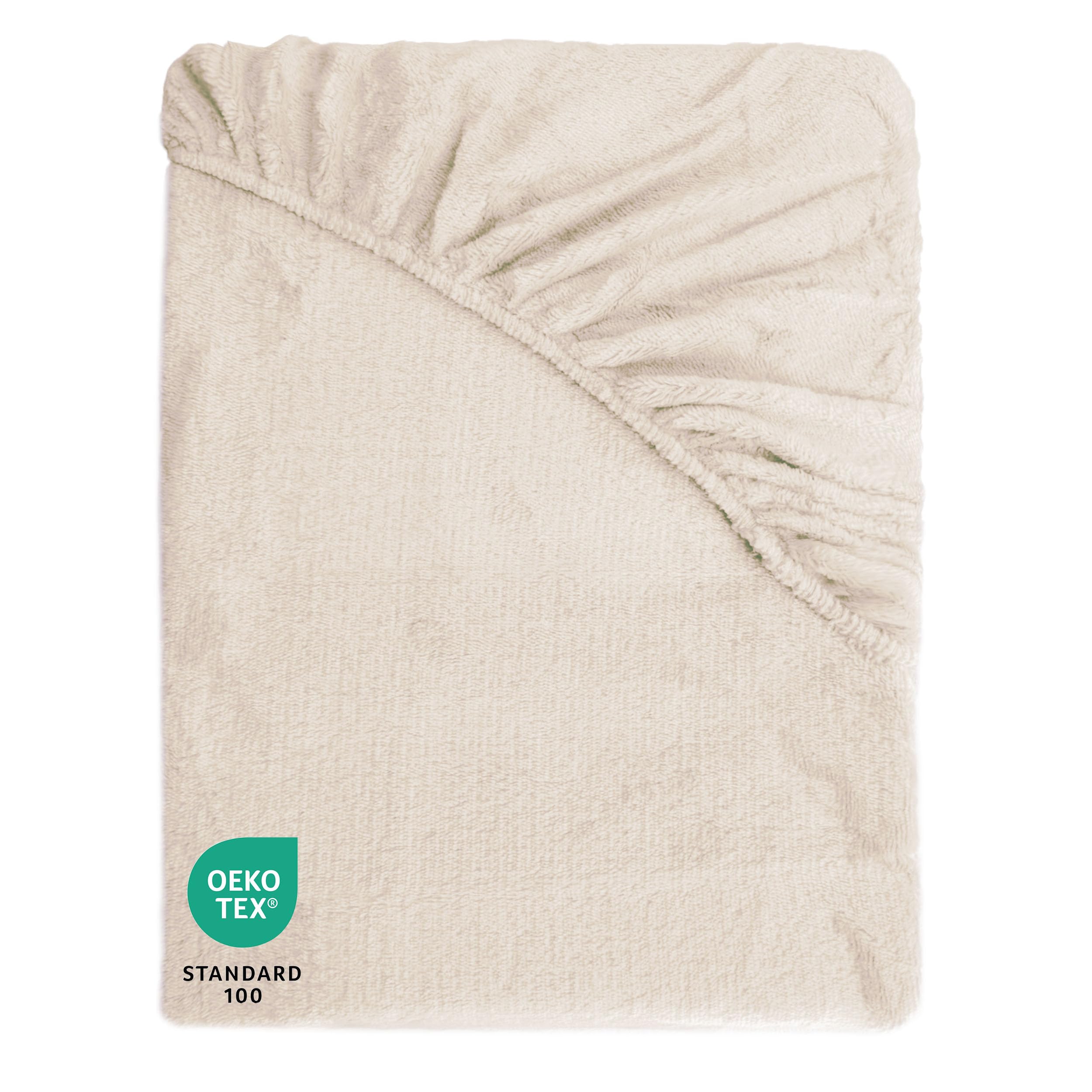 MANEMI - Sábana Bajera de Franela Cama 150 - Bajera Ajustable Colarina, Sabana Bajera Termica, Cálido y Sueva para Invierno, 150x195x30cm