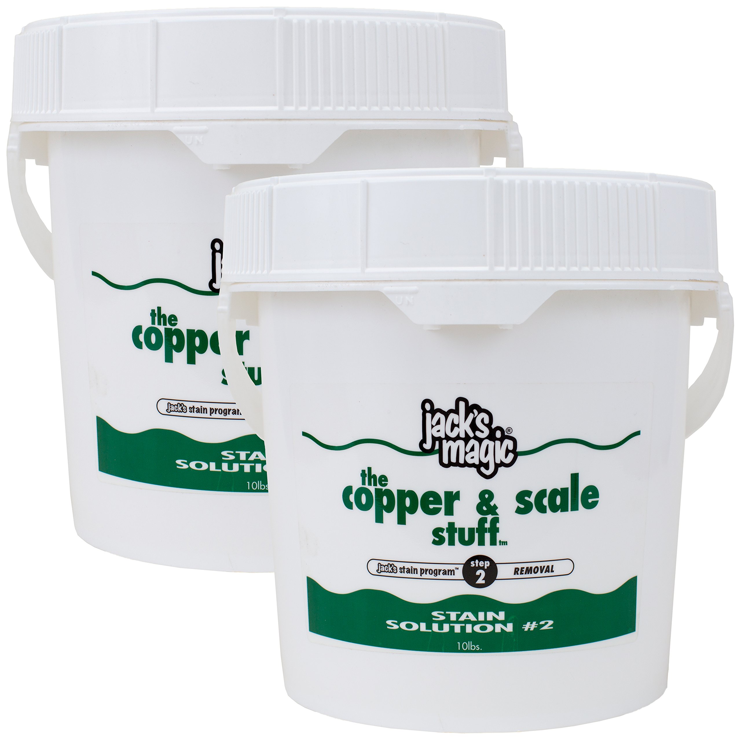 Jack's Magic The Copper & Scale Stuff Stain Solution #2 (10 lb) (2 Pack)