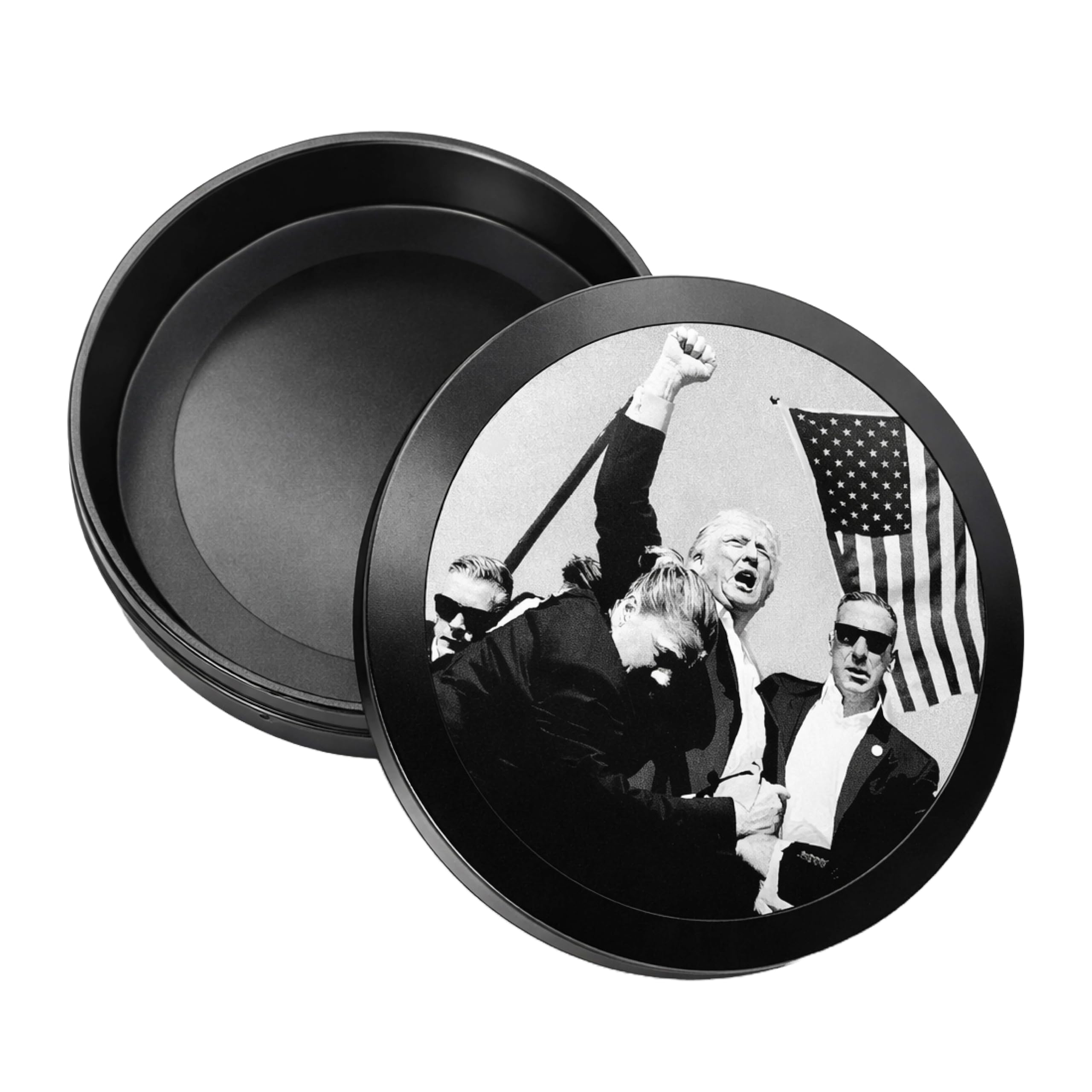 Trump Engraved Metal Snus Can | Snus Holder | Snus Container | Pocket Sized Storage | Sealed Aluminum Container | Moisture Resistant Storage | Laser Engraved | Gifts For Him
