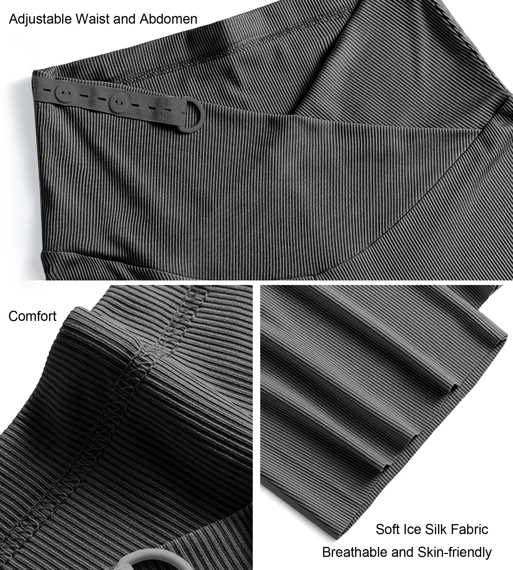 Pantalon Maternité Jambes Larges, Pantalon Long Décontracté de Grossesse Femme, Pantalons Maternité pour Travail, L'entraînement Salon L'athlétisme