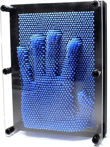 PowerTRC Juguete clásico de arte de pines 3D, juguete sensorial de arte de mano, juguete de impresión de pasadores, divertido juguete de tablero de