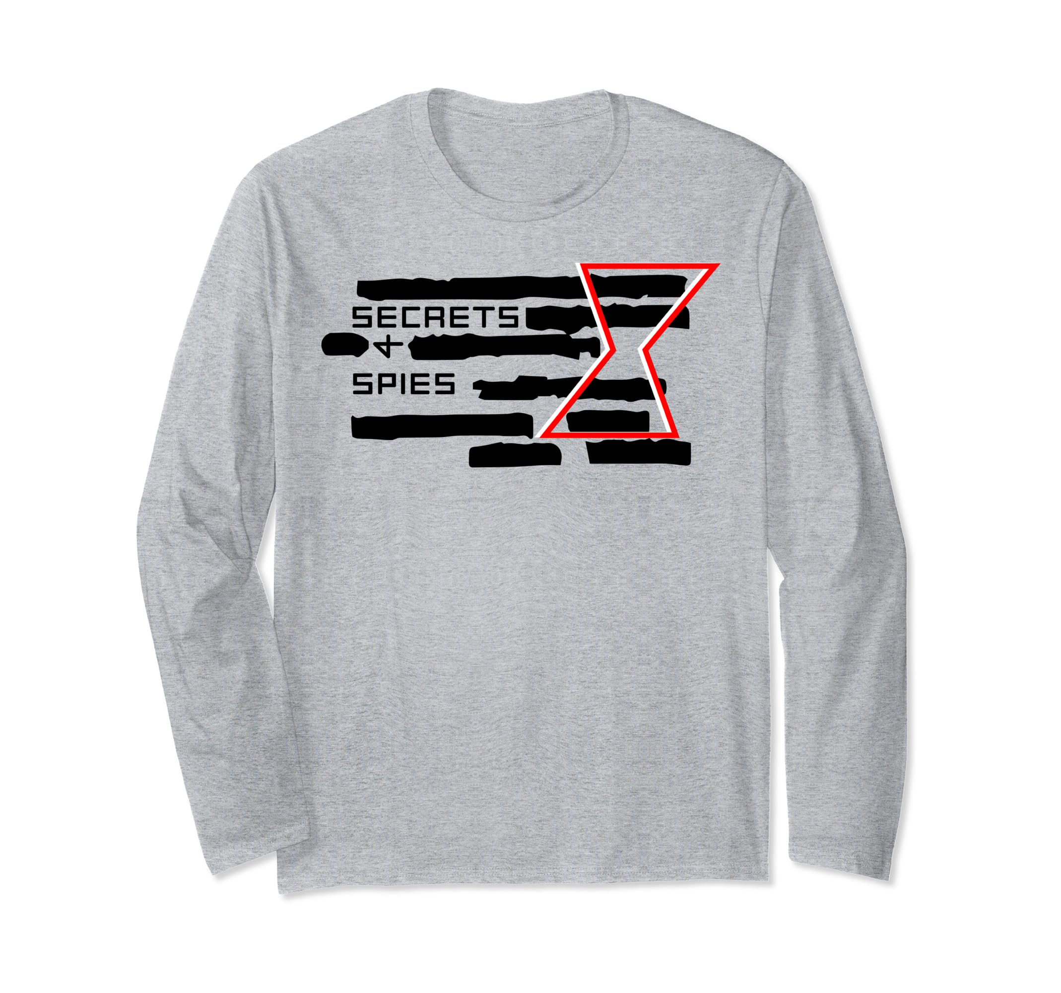 T-shirt manches longues Marvel Black Widow imprimé Secrets And Spies
