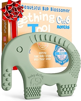 Baby Elefun Teething Toy - Silicone Infant Teether